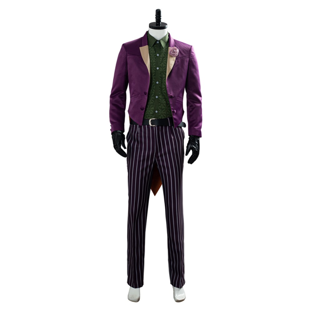 Mortal Kombat 11 The Joker Purple Cosplay Costume Halloween Carnival Outfit