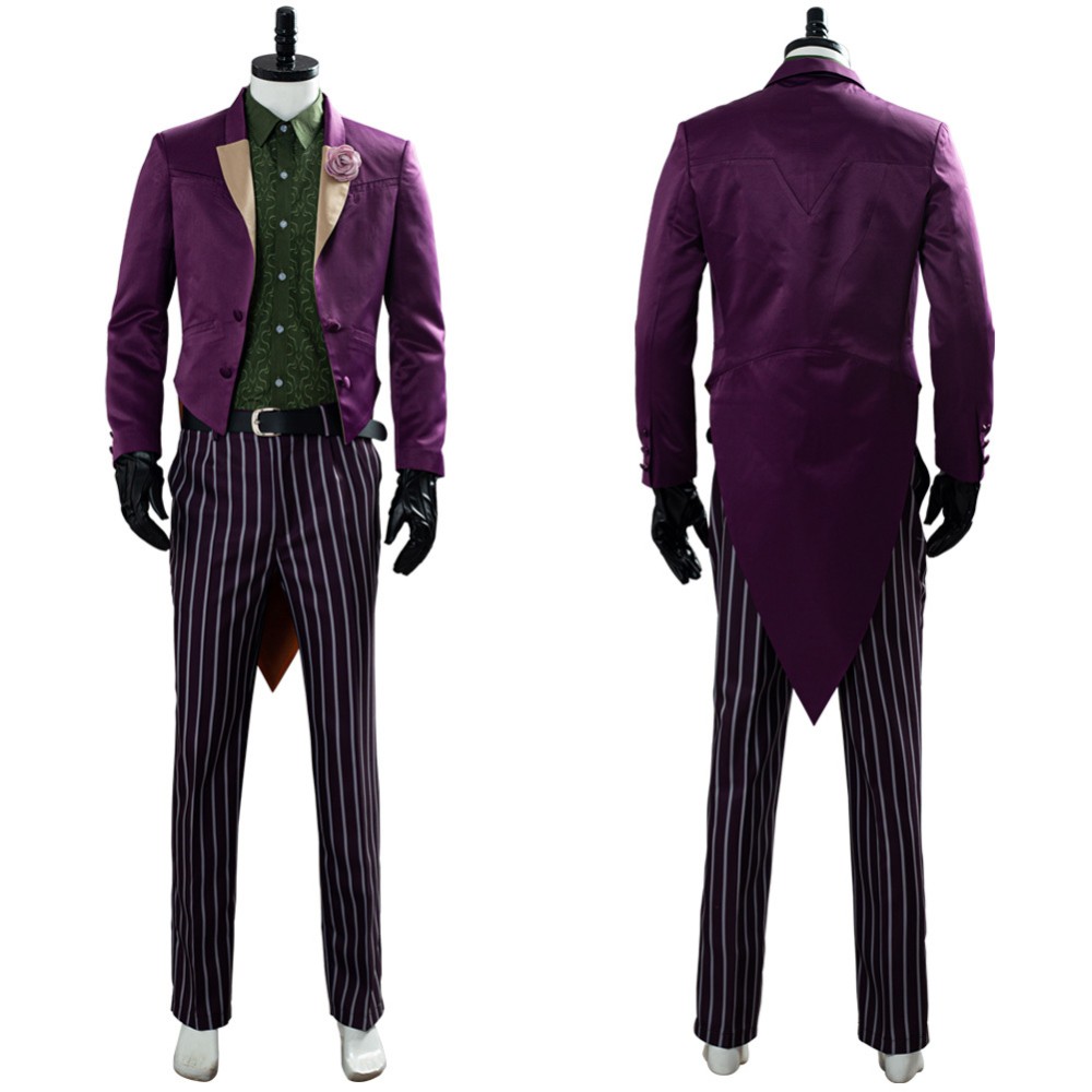 Mortal Kombat 11 The Joker Purple Cosplay Costume Halloween Carnival Outfit