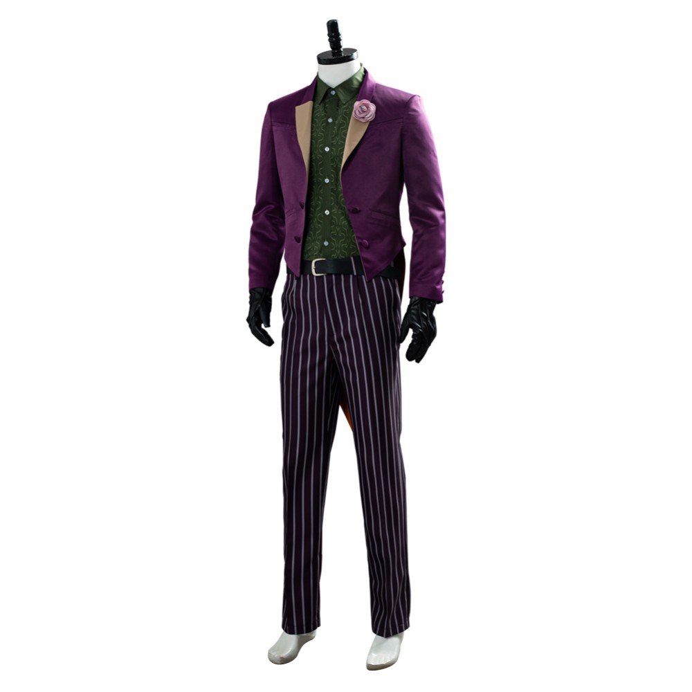 Mortal Kombat 11 The Joker Purple Cosplay Costume Halloween Carnival Outfit