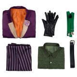 Mortal Kombat 11 The Joker Purple Cosplay Costume Halloween Carnival Outfit
