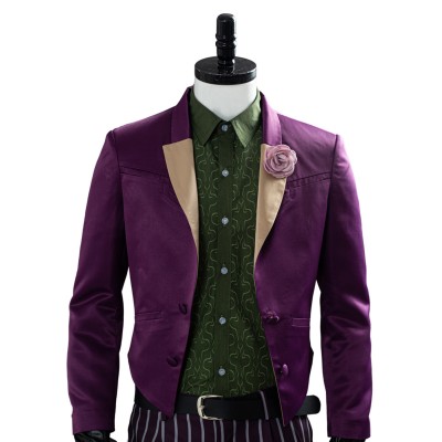 Mortal Kombat 11 The Joker Purple Cosplay Costume Halloween Carnival Outfit
