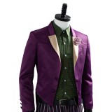 Mortal Kombat 11 The Joker Purple Cosplay Costume Halloween Carnival Outfit