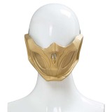 Mortal Kombat 11 Scorpion Masque Ajustable Accessoires Masque pour Adultes Costume Cosplay Halloween Carnaval