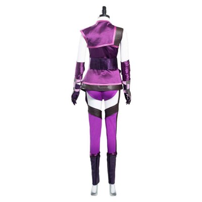 Mortal Kombat 11 - Costume de cosplay de Mileena pour le festival de Noël, fête d'Halloween, tenue de carnaval