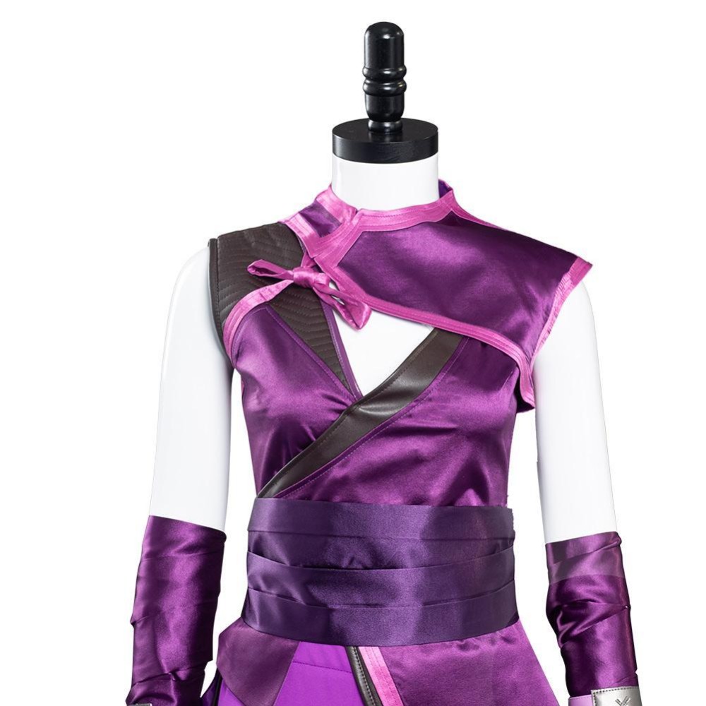 Mortal Kombat 11 - Costume de cosplay de Mileena pour le festival de Noël, fête d'Halloween, tenue de carnaval