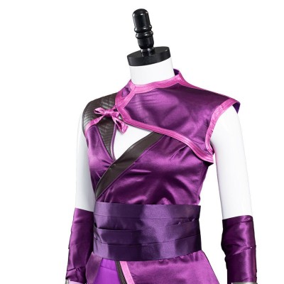 Mortal Kombat 11 - Costume de cosplay de Mileena pour le festival de Noël, fête d'Halloween, tenue de carnaval