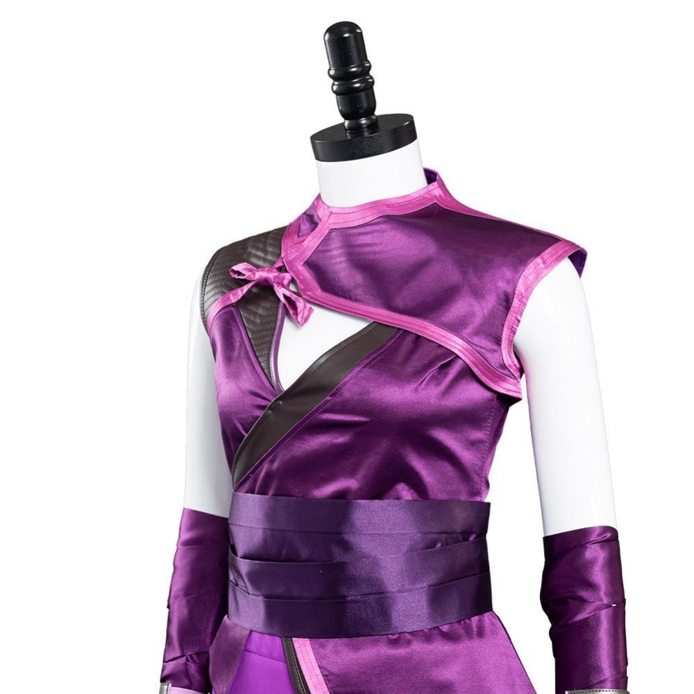 Mortal Kombat 11 - Costume de cosplay de Mileena pour le festival de Noël, fête d'Halloween, tenue de carnaval