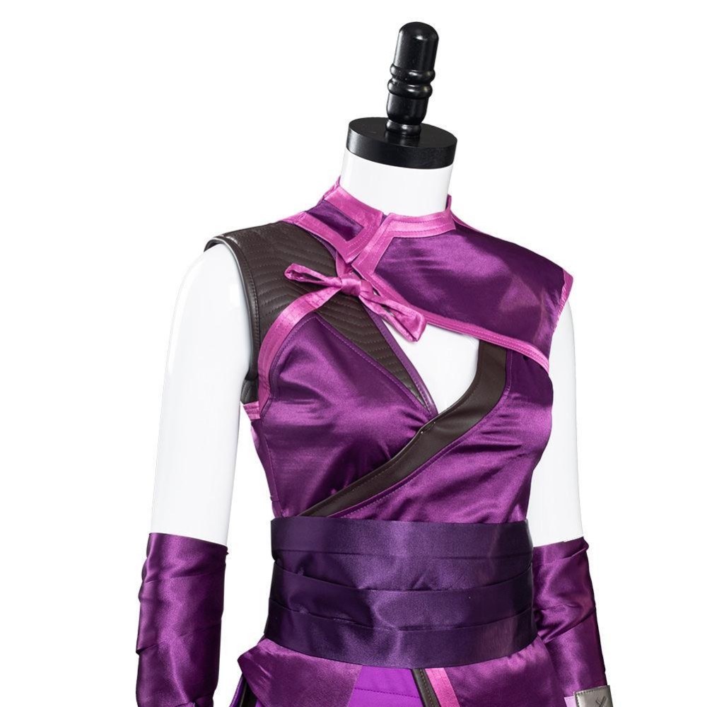 Mortal Kombat 11 - Costume de cosplay de Mileena pour le festival de Noël, fête d'Halloween, tenue de carnaval