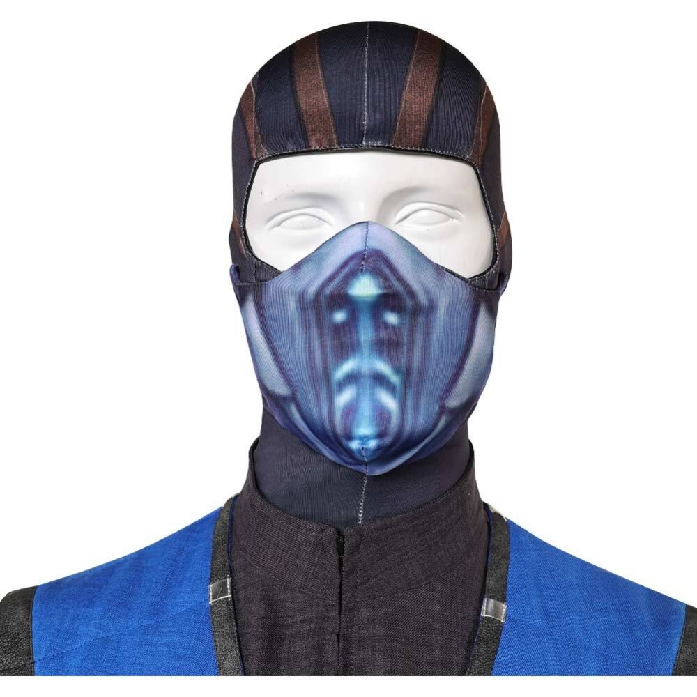 Mortal Kombat 10 Sub-Zero Fullset Party Cosplay Costume Halloween Carnival Outfit