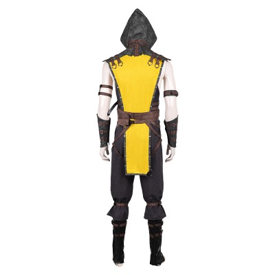 Costume de cosplay complet de Scorpion Mortal Kombat 10 pour fête, Halloween, carnaval