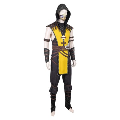 Costume de cosplay complet de Scorpion Mortal Kombat 10 pour fête, Halloween, carnaval