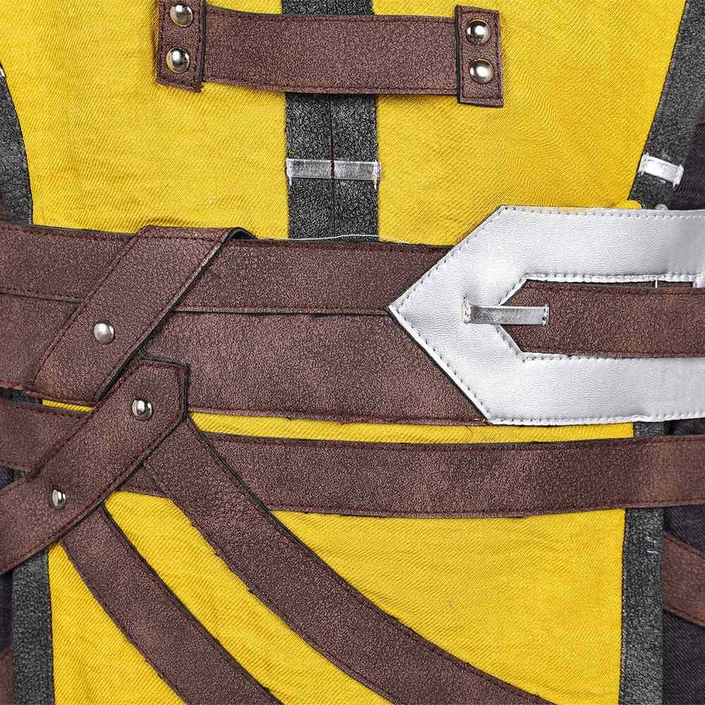 Costume de cosplay complet de Scorpion Mortal Kombat 10 pour fête, Halloween, carnaval