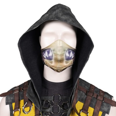Costume de cosplay complet de Scorpion Mortal Kombat 10 pour fête, Halloween, carnaval