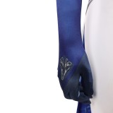 Mortal Kombat 1 Kitana Femme Costume Cosplay Bleu Tenue Halloween Carnaval