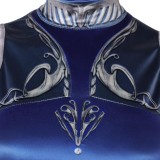 Mortal Kombat 1 Kitana Femme Costume Cosplay Bleu Tenue Halloween Carnaval