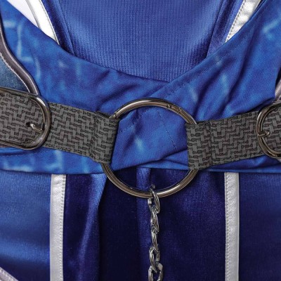 Mortal Kombat 1 Kitana Femme Costume Cosplay Bleu Tenue Halloween Carnaval