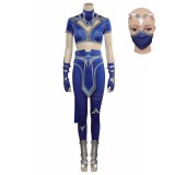 Costume de cosplay Kitana de Mortal Kombat 1 pour Halloween et carnaval