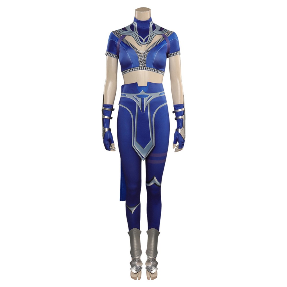 Costume de cosplay Kitana de Mortal Kombat 1 pour Halloween et carnaval