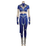 Costume de cosplay Kitana de Mortal Kombat 1 pour Halloween et carnaval
