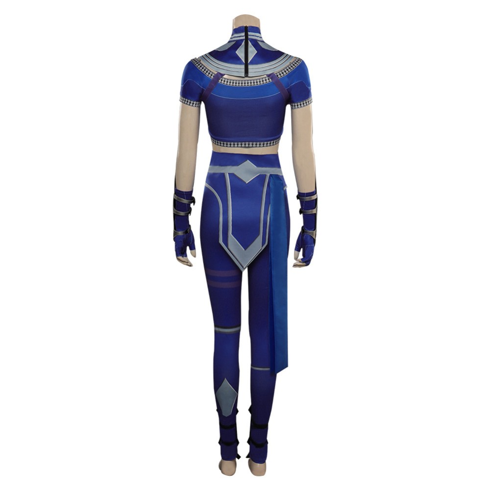 Costume de cosplay Kitana de Mortal Kombat 1 pour Halloween et carnaval