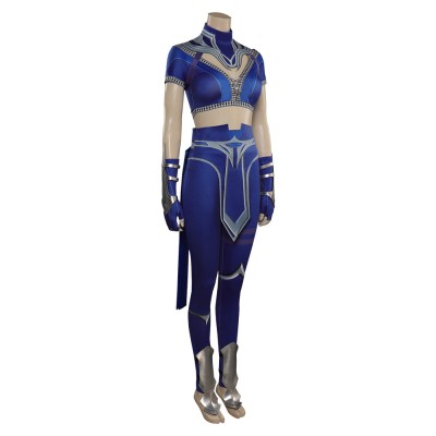 Costume de cosplay Kitana de Mortal Kombat 1 pour Halloween et carnaval