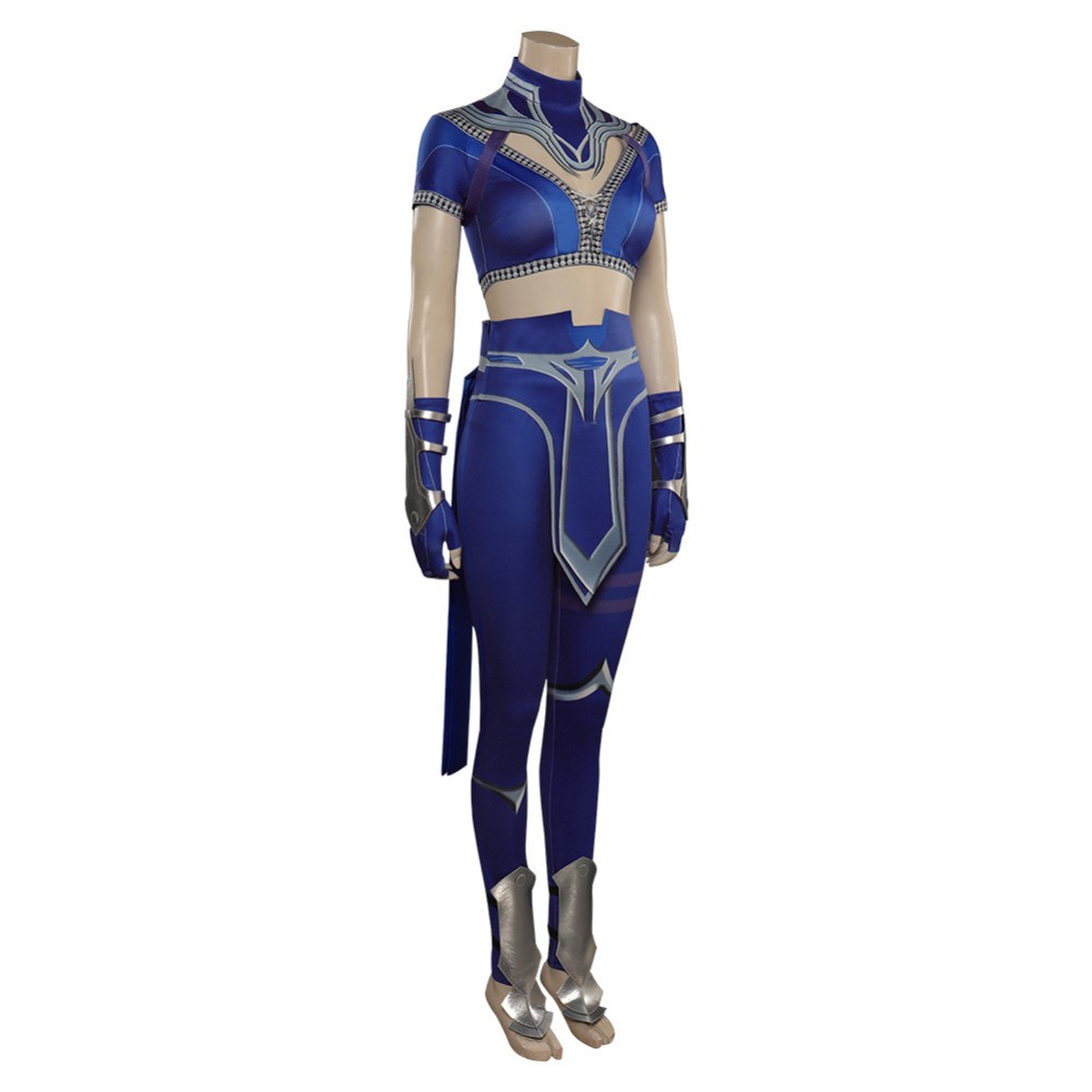 Costume de cosplay Kitana de Mortal Kombat 1 pour Halloween et carnaval