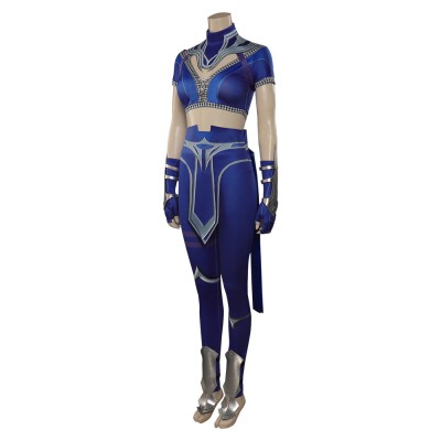 Costume de cosplay Kitana de Mortal Kombat 1 pour Halloween et carnaval