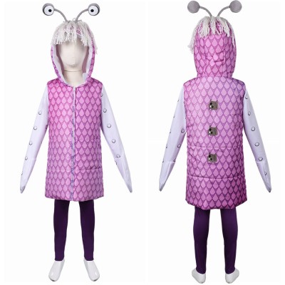 Monsters Inc Boo Kids Children Purple Monster Cover Party Cosplay Costume Halloween Carnival