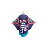 Mononoke Kusuriuri Medicine Seller Blue Kimono Set Suit Cosplay Costume Halloween Carnival Outfit