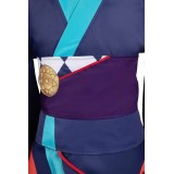 Mononoke Kusuriuri Medicine Seller Blue Kimono Set Suit Cosplay Costume Halloween Carnival Outfit