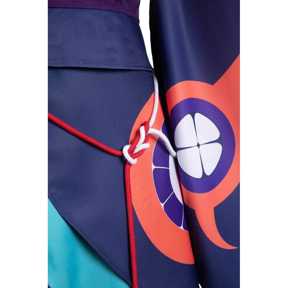 Mononoke Kusuriuri Medicine Seller Blue Kimono Set Suit Cosplay Costume Halloween Carnival Outfit