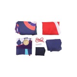 Mononoke Kusuriuri Medicine Seller Blue Kimono Set Suit Cosplay Costume Halloween Carnival Outfit