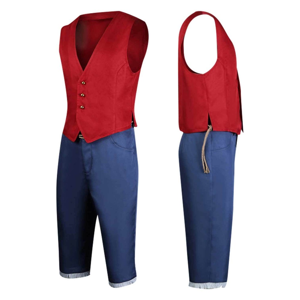 Monkī Dī Rufi Suit Cosplay Costume Halloween Carnival Outfit