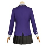 Mobile Suit Gundam (2025) Nyaan Women Purple School Uniform Skirt Cosplay Costume Halloween Carnival Outfit