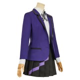 Mobile Suit Gundam (2025) Nyaan Women Purple School Uniform Skirt Cosplay Costume Halloween Carnival Outfit