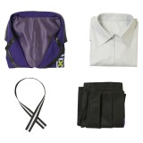 Mobile Suit Gundam (2025) Nyaan Women Purple School Uniform Skirt Cosplay Costume Halloween Carnival Outfit