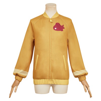 Mobile Suit Gundam (2025) Amate Yuzuriha Yellow Jacket Cosplay Costume Halloween Carnival Outfit