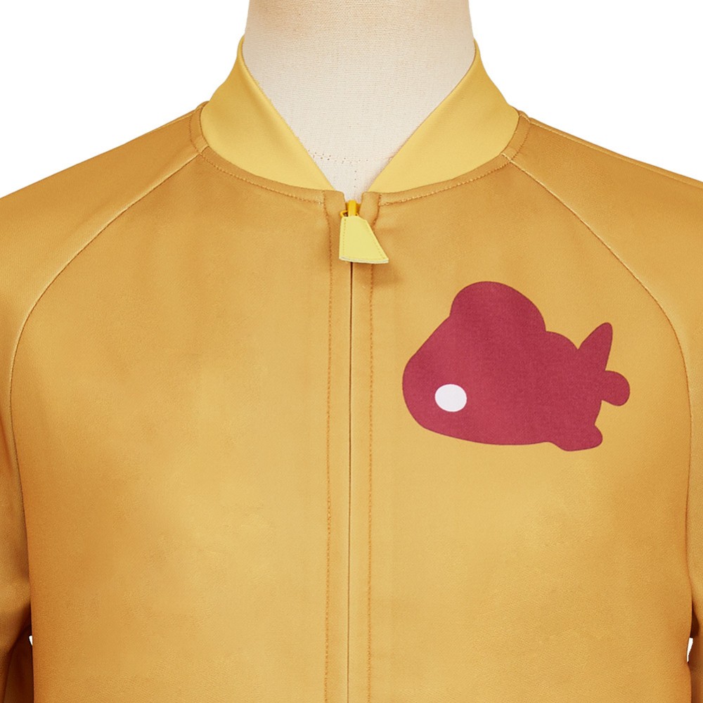 Mobile Suit Gundam (2025) Amate Yuzuriha Yellow Jacket Cosplay Costume Halloween Carnival Outfit