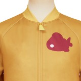 Mobile Suit Gundam (2025) Amate Yuzuriha Yellow Jacket Cosplay Costume Halloween Carnival Outfit
