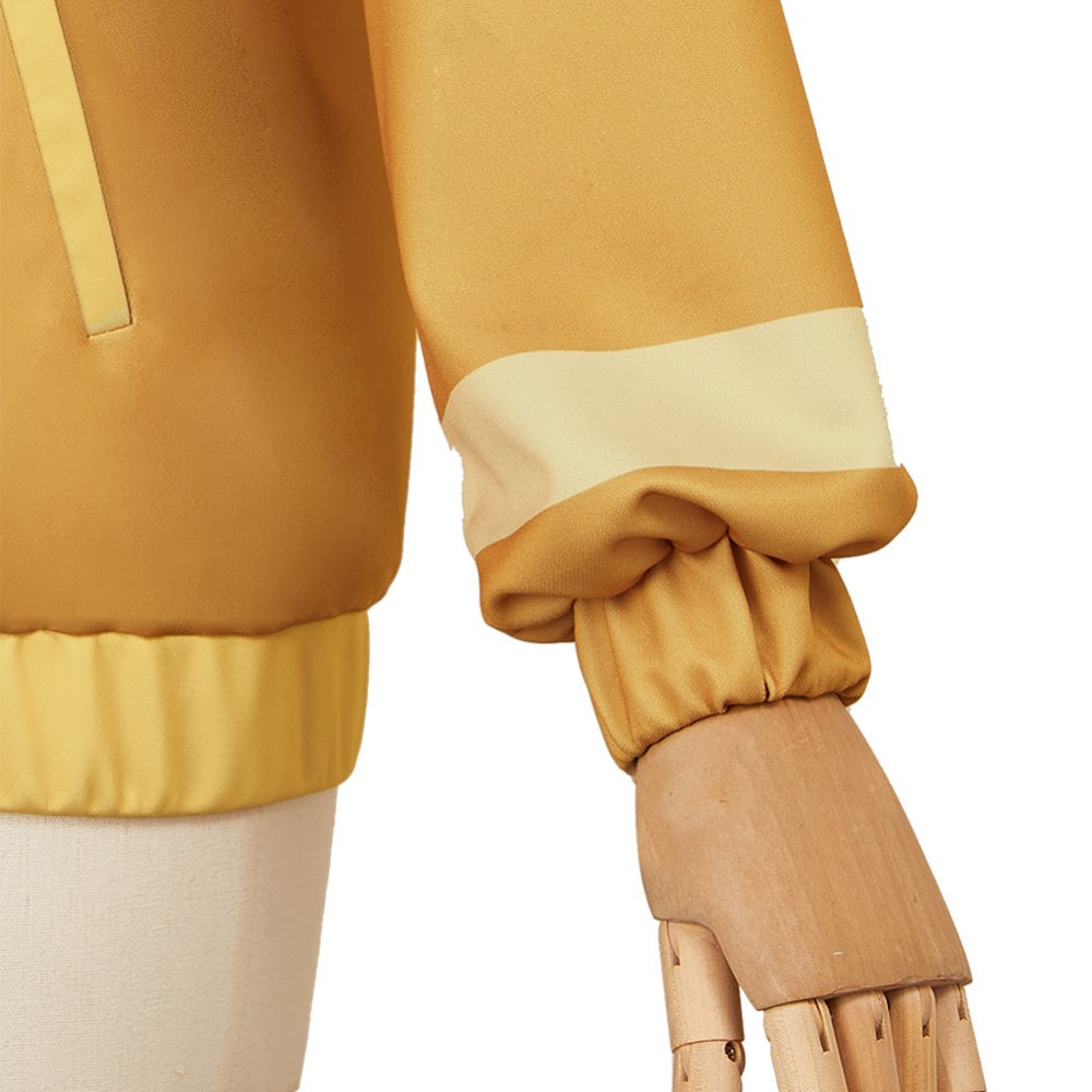 Mobile Suit Gundam (2025) Amate Yuzuriha Yellow Jacket Cosplay Costume Halloween Carnival Outfit