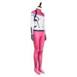 Mobile Suit Gundam (2025) Amate Yuzuriha Costume de Cosplay en Jumpsuit Rose pour Halloween et Carnaval