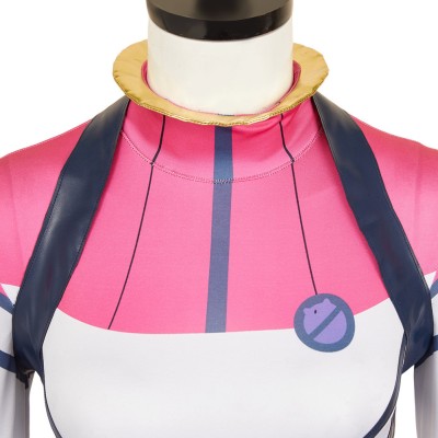 Mobile Suit Gundam (2025) Amate Yuzuriha Costume de Cosplay en Jumpsuit Rose pour Halloween et Carnaval