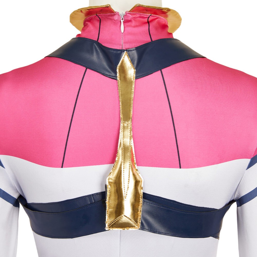 Mobile Suit Gundam (2025) Amate Yuzuriha Costume de Cosplay en Jumpsuit Rose pour Halloween et Carnaval