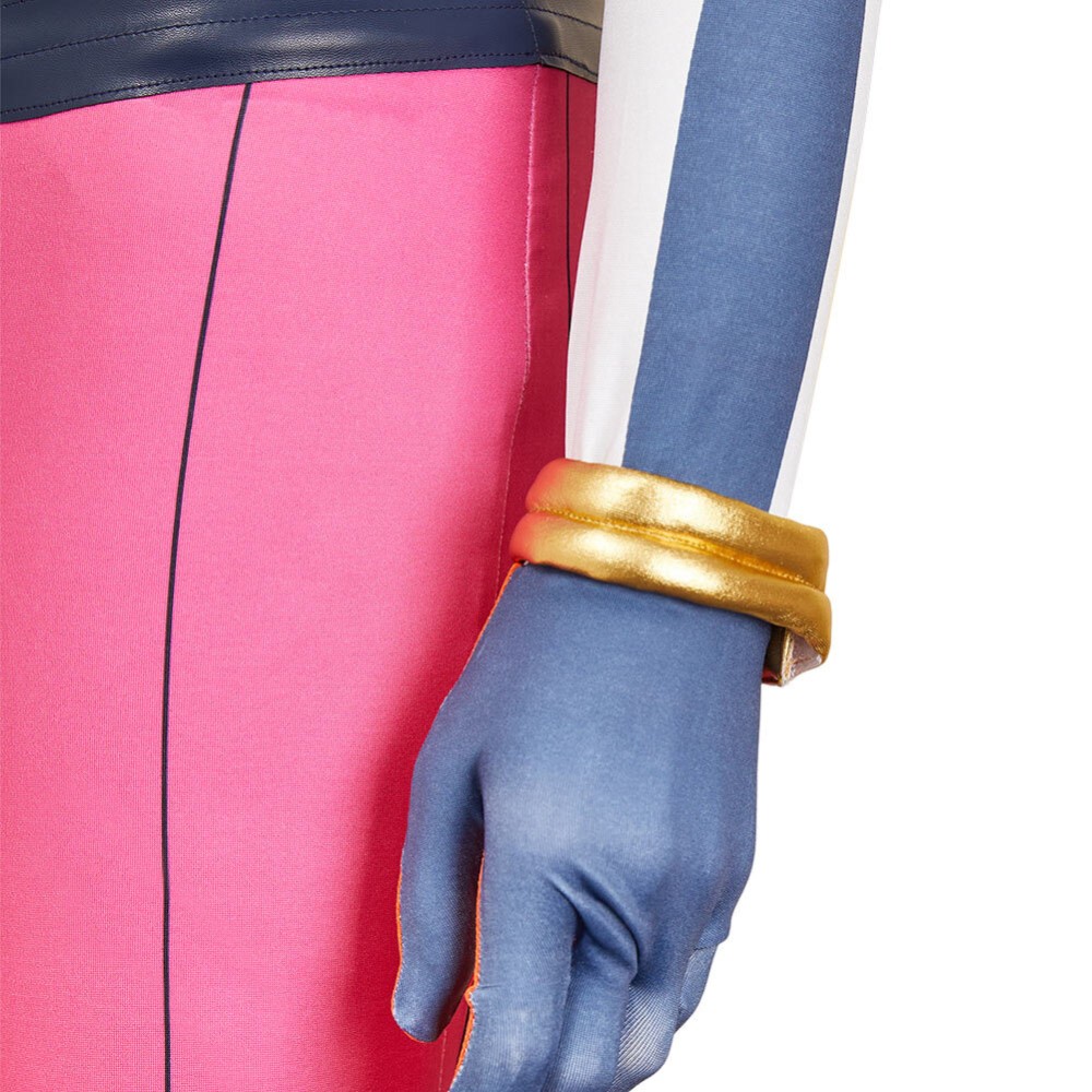 Mobile Suit Gundam (2025) Amate Yuzuriha Costume de Cosplay en Jumpsuit Rose pour Halloween et Carnaval