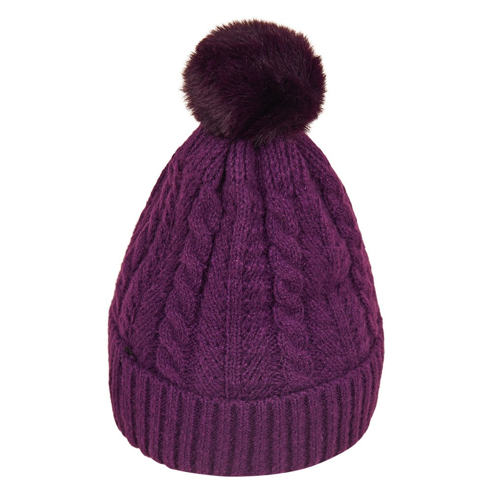 Mobile Suit Gundam (2025) Amate Yuzuriha Chapeau en Tricot Violet Costume Cosplay Halloween Carnaval