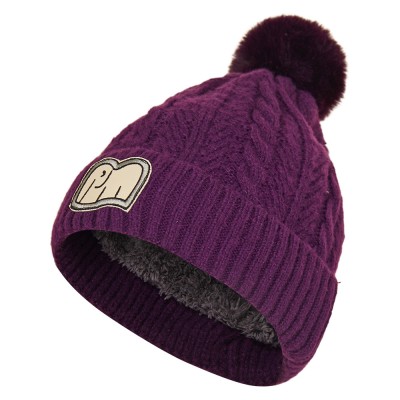 Mobile Suit Gundam (2025) Amate Yuzuriha Chapeau en Tricot Violet Costume Cosplay Halloween Carnaval