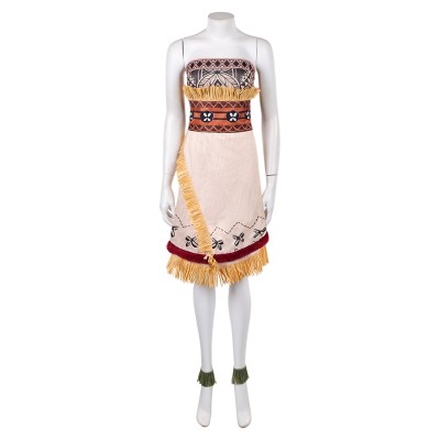 Costume de cosplay Moana en live-action Moana Brown pour Halloween et carnaval