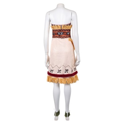 Moana Live-action Moana Brown Cosplay Costume Halloween Carnival Outfit