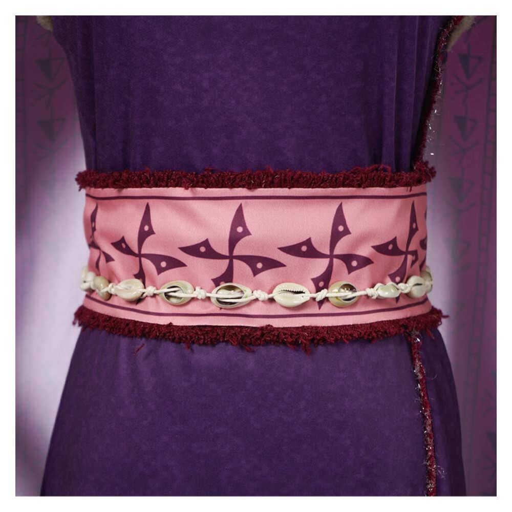 Moana 2 Villain Matangi Women Purple Cosplay Costume Halloween Carnival Outfit