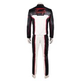 Mister Terrific Ensemble de Manteau en Cuir pour Hommes et Pantalons Costume de Fête Cosplay Halloween Carnaval